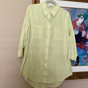 Chico’s no iron lime green  blouse